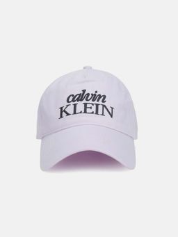 Calvin Klein - Logo Lilac Cotton Baseball Cap