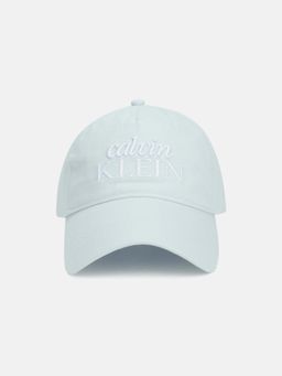 Calvin Klein - Logo Light Blue Cotton Baseball Cap