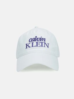 Calvin Klein - Logo White Cotton Baseball Cap