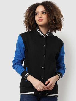 Campus Sutra - Womens Cotton Varsity Jacket