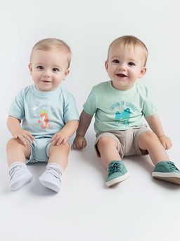 Nautinati - Multi-Color Printed T-Shirt (Pack of 2)