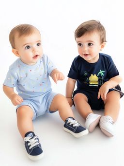 Nautinati - Multi-Color Printed T-Shirt (Pack of 2)