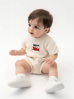 Nautinati - Off White Printed T-Shirt (Pack of 2)