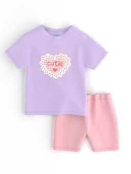 Nautinati - Multi-Color Printed T-Shirt and Shorts (Set of 2)