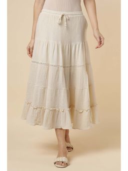 Aspirin Fashion - Off White Lace Skirt