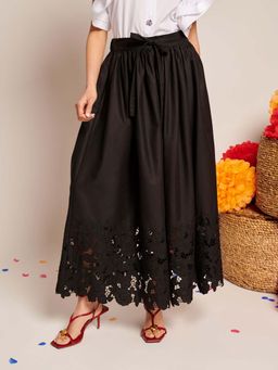 Sister Jane - Black La Fiesta Embroidered Skirt
