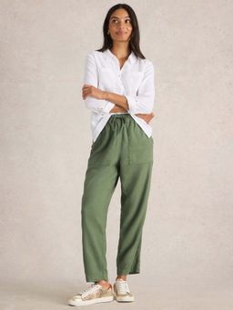 White Stuff - Green Elle Linen Blend Pant