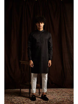 Project Bandi - Black Kurta Pyjama Set