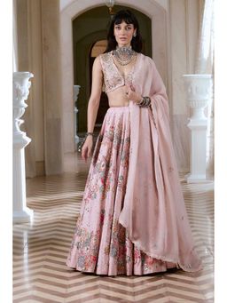 Paulmi & Harsh - Vincenza Pink Lehenga with Choli and Dupatta