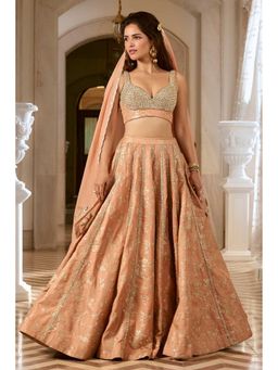 Paulmi & Harsh - Adele Pink Lehenga with Choli and Dupatta