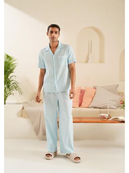 Muvazo - Spruce Blue Shirt with Pant