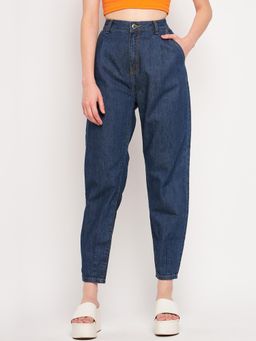 Madame - Women Solid Navy Jeans