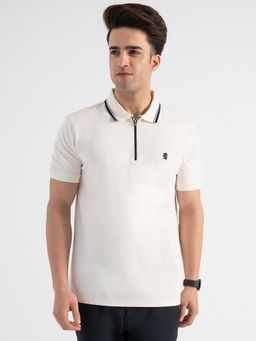 Red Tape - Casual White Smart Casual Wear Polo T-Shirt for Men