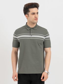 Red Tape - Olive Polo T-Shirt for Men