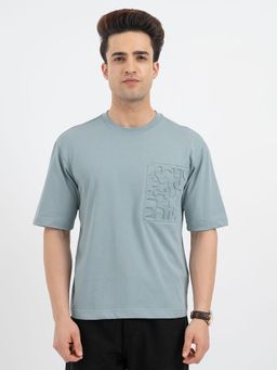 Red Tape - T-Shirt for Men In Slate Blue