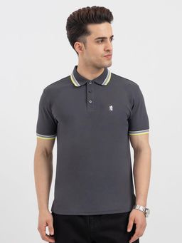 Red Tape - Dark Grey Polo T-Shirt for Men