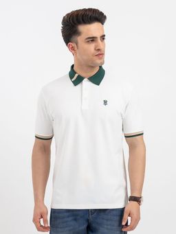 Red Tape - White Polo T-Shirt for Men