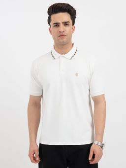 Red Tape - White Polo T-Shirt for Men