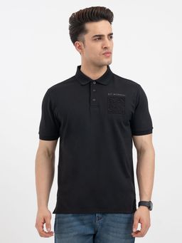 Red Tape - Black Polo T-Shirt for Men