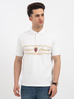 Red Tape - White Polo T-Shirt for Men
