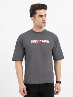 Red Tape - T-Shirt for Men In Dark Grey