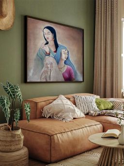 The Art House - Abstract Painting (30X40 Inches)