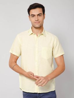 Cantabil - Men Light Green Shirt