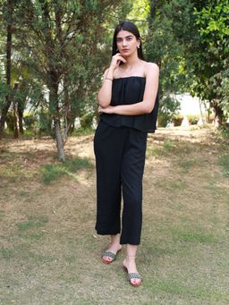 Vasstram - Off We Go Jumpsuit Black