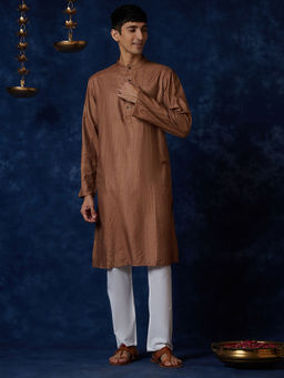 Fabindia - Silk Tussar Spun Long Kurta