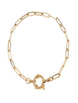 AQUASTREET - 18K Gold Plated Waterproof Anti-Tarnish Chain Link Bracelet