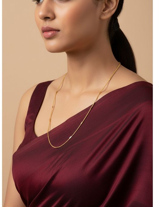 NVR Gold Plated Minimal Chain