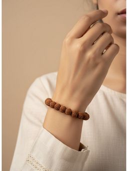 NVR - 5 Mukhi Rudraksha Men and Women Bracelet
