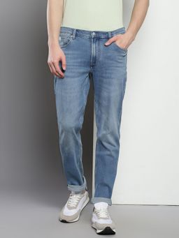 Calvin Klein - Medium Wash Regular Fit Mid Rise Jeans