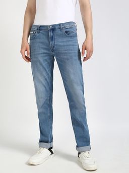Calvin Klein - Medium Wash Slim Fit Mid Rise Jeans