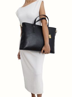 Hidesign - La Plata 02 Black Unisex Laptop Bag - (45 X 7 X 30 Cms) (M)