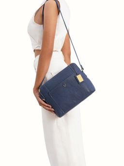 Hidesign - Navigli 02 Blue Women's Sling Bag - (25 X 7 X 20 Cms) (M)