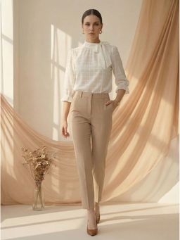 MISH - White Checks Top