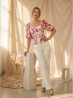 MISH - White Abstract Top
