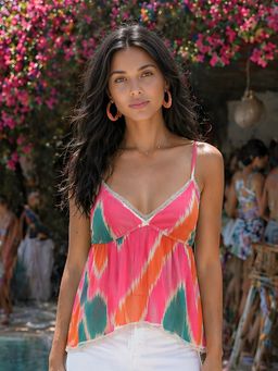 Don’t be basic - Multi-Color Printed Top