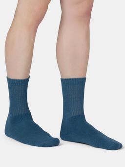 Jockey - 7035 Men Compact Cotton Terry Crew Length Socks - Stellar