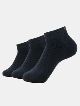 Jockey - 7039 Men Cotton Terry Low Show Socks - Black (Pack of 3)