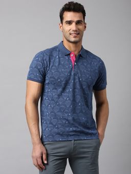 Beverly Hills Polo Club - Sky Drifter Aop Polo Navy Blue
