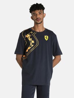 Puma - Ferrari Motorsport Race Premium Logo Men Blue T-Shirt