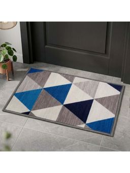 Athom Living - Premium Anti Slip Printed Doormat Blue