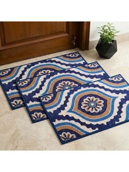 Athom Living - Premium Anti Slip Printed Doormat Multi-Color (Pack of 3)
