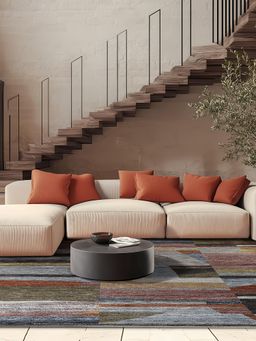 D'Decor Rugs - Eldon49094 Multi-Color Home Premium Carpet For Hall - Solace