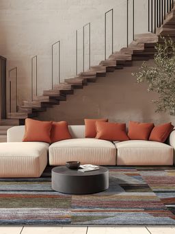 D'Decor Rugs - Eldon49094 Multi-Color Home Premium Carpet For Hall - Solace