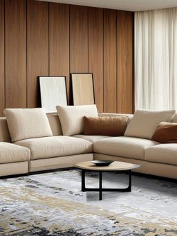 D'Decor Rugs - Harmony2061 Grey Home Premium Carpet For Hall - Solace