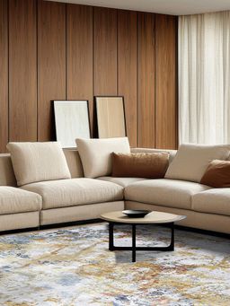 D'Decor Rugs - Harmony7150 Beige Home Premium Carpet For Hall - Solace