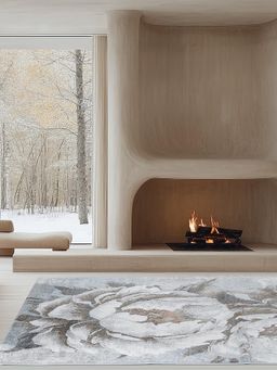 D'Decor Rugs - Serra45001 Grey Home Premium Carpet For Hall - Solace